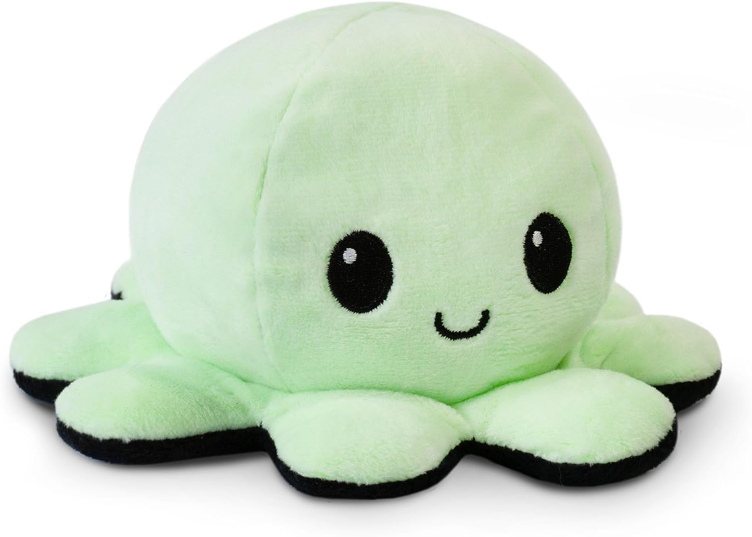Peluche Octopus Réversible - Violet + Bleu - Mignons Animaux en Peluche Sensory Fidget Qui Montre Votre Humeur, Bleu en Colère + Violet Heureux, 10 cm De Speelgoed Koning
