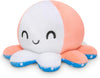 Peluche Octopus Réversible - Violet + Bleu - Mignons Animaux en Peluche Sensory Fidget Qui Montre Votre Humeur, Bleu en Colère + Violet Heureux, 10 cm De Speelgoed Koning