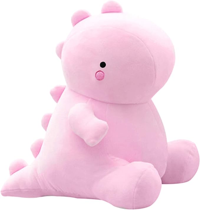 Peluche Dinosaure Rose Mignonne pour Bébés et Jeunes Enfants - Filles et Garçons De Speelgoed Koning