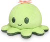 Peluche Octopus Réversible - Violet + Bleu - Mignons Animaux en Peluche Sensory Fidget Qui Montre Votre Humeur, Bleu en Colère + Violet Heureux, 10 cm De Speelgoed Koning