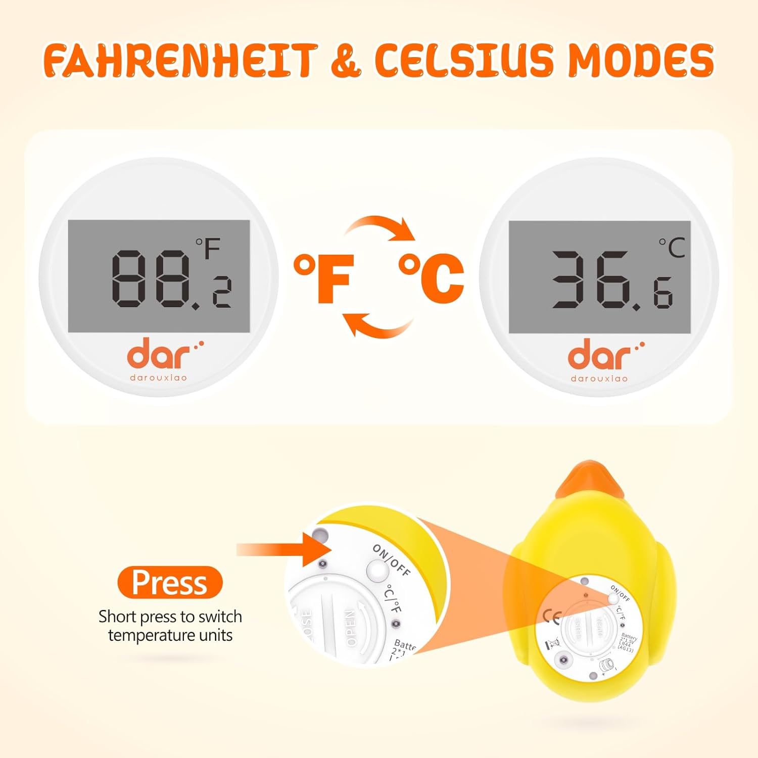 Thermomètre de Bain Numérique Tortue pour Bébé - Jouet Flottant de Température d'Eau avec Alerte Couleur et Écran Rétroéclairé