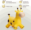 Cheval Sauteur Girafe l Animal Gonflable Skippy jusqu'à 50 kg l Jouets Extérieurs pour Enfants à partir de 2 ans De Speelgoed Koning