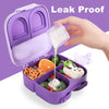Boîte à lunch pour enfants avec 4 contenants de repas l Tambour pour enfants avec séparateur amovible De Speelgoed Koning