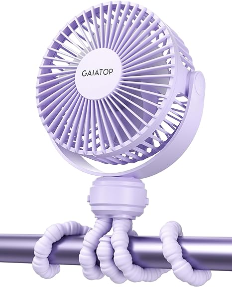 Mini Ventilateur Portable pour Poussette avec Petite Pince et Batterie De Speelgoed Koning