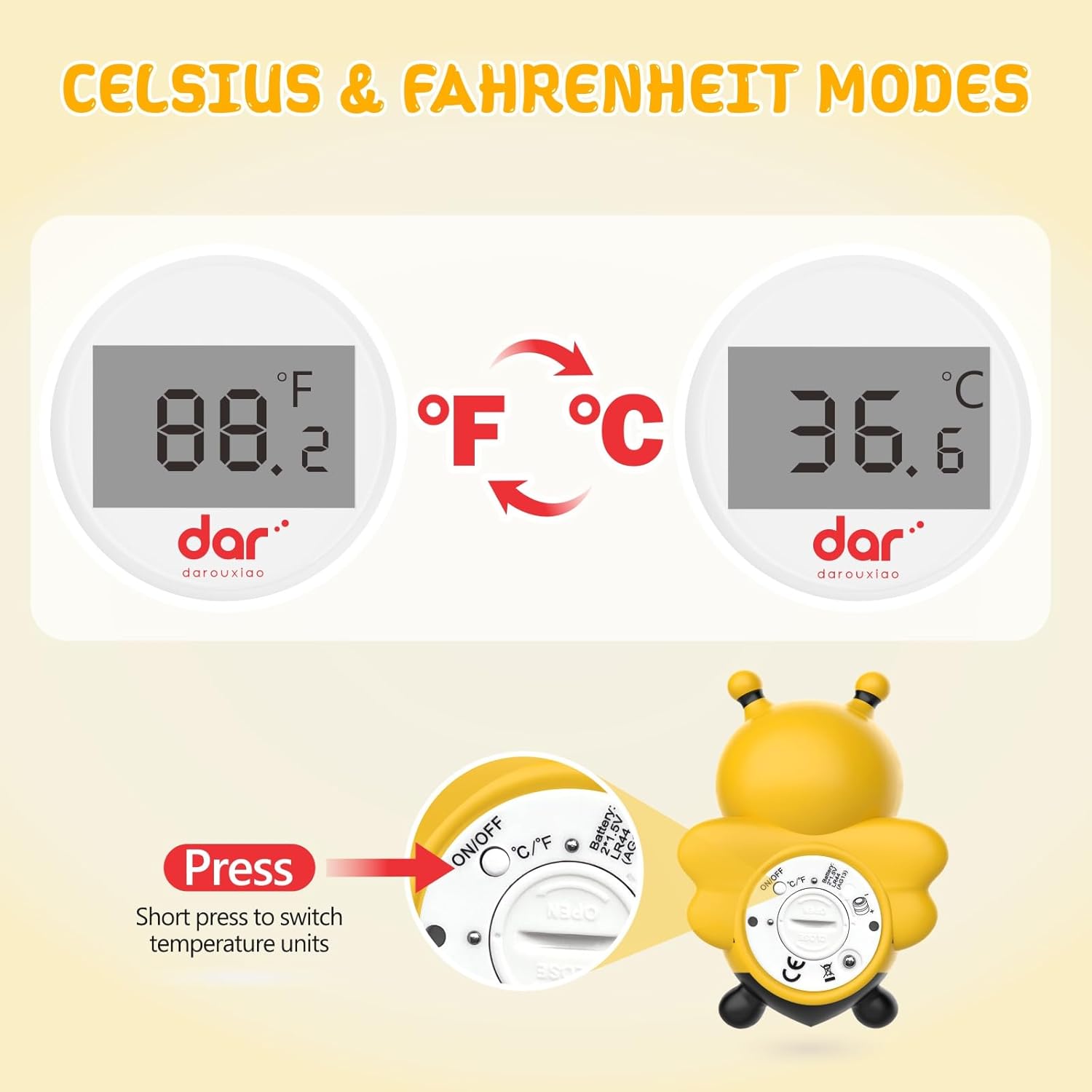 Thermomètre de Bain Numérique Tortue pour Bébé - Jouet Flottant de Température d'Eau avec Alerte Couleur et Écran Rétroéclairé