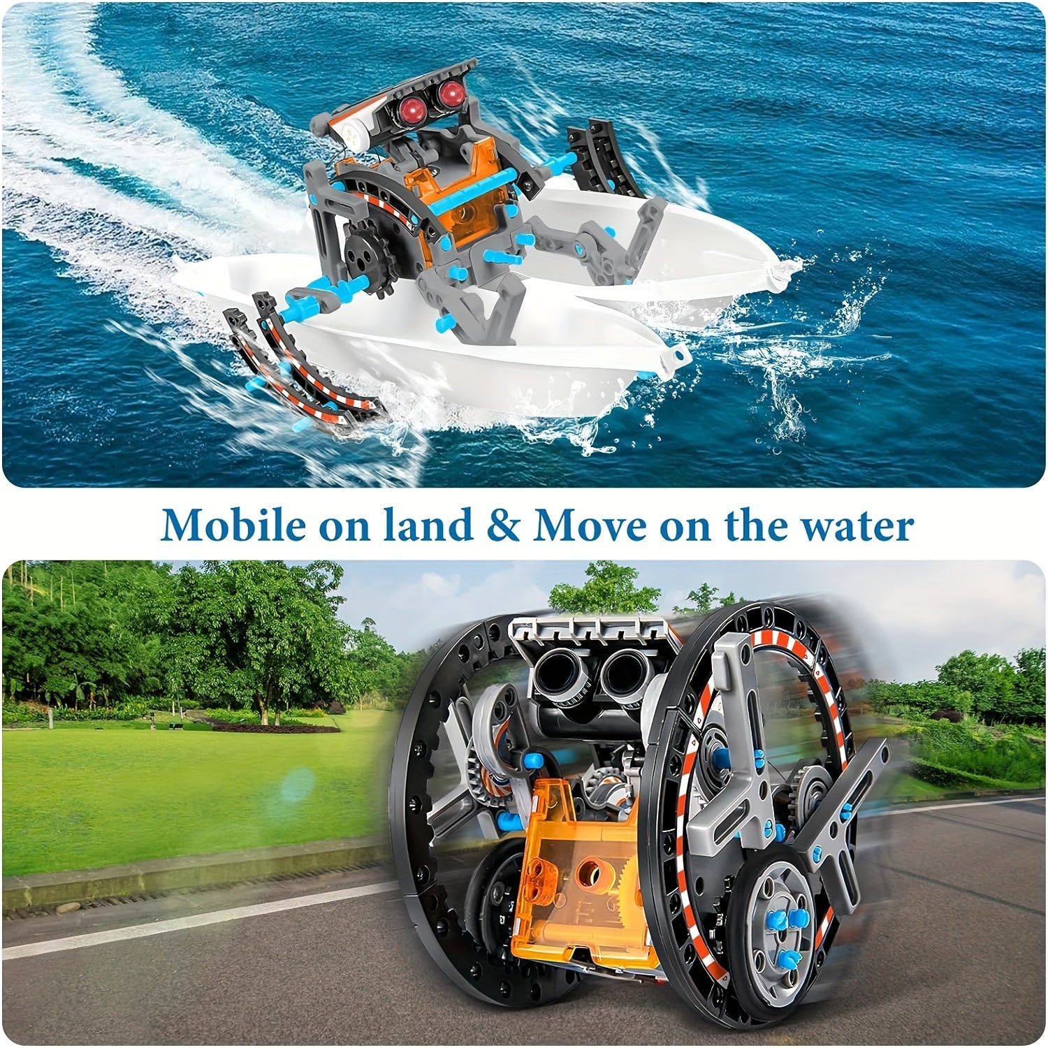 Kit Robot Solaire 13 en 1 STEM - Jouet de Construction Scientifique Éducatif - Cadeau Spécial pour Anniversaires & Fêtes King of Toys