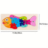 Puzzle Éducatif d'Animaux pour Enfants | Puzzle d'Apprentissage en Bois avec Boucles - Pour Enfants de 3 à 6 Ans King of Toys