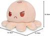 Peluche Octopus Réversible - Violet + Bleu - Mignons Animaux en Peluche Sensory Fidget Qui Montre Votre Humeur, Bleu en Colère + Violet Heureux, 10 cm De Speelgoed Koning