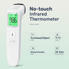 Thermomètre Numérique Sans Contact avec Alarme de Fièvre et Mode Silencieux | Pour Adultes, Enfants et Bébés King of Toys
