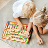 Labyrinthe Magnétique Couleurs & Chiffres – Jouet Montessori Bois 3 Ans et +