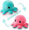 Peluche Octopus Réversible - Violet + Bleu - Mignons Animaux en Peluche Sensory Fidget Qui Montre Votre Humeur, Bleu en Colère + Violet Heureux, 10 cm De Speelgoed Koning