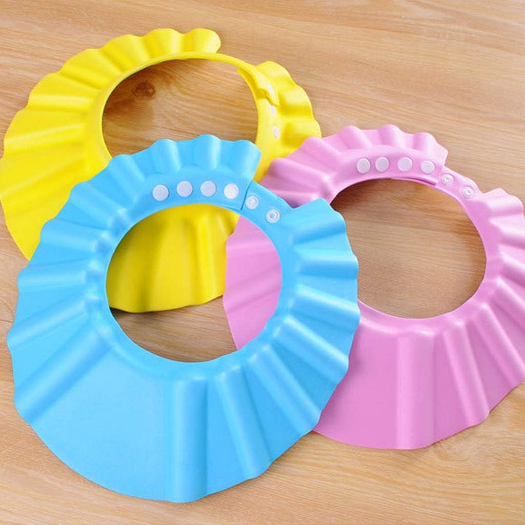 Bonnet de douche pour bébé | visière de douche souple, flexible et confortable pour les enfants de 0 à 3 ans et plus