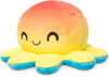 Peluche Octopus Réversible - Violet + Bleu - Mignons Animaux en Peluche Sensory Fidget Qui Montre Votre Humeur, Bleu en Colère + Violet Heureux, 10 cm De Speelgoed Koning