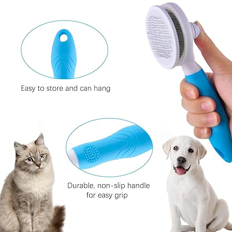 Brosse pour Chiens et Chats | Accessoire de Brosse Élimine Doucement le Sous-poil De Speelgoed Koning