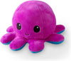 Peluche Octopus Réversible - Violet + Bleu - Mignons Animaux en Peluche Sensory Fidget Qui Montre Votre Humeur, Bleu en Colère + Violet Heureux, 10 cm De Speelgoed Koning