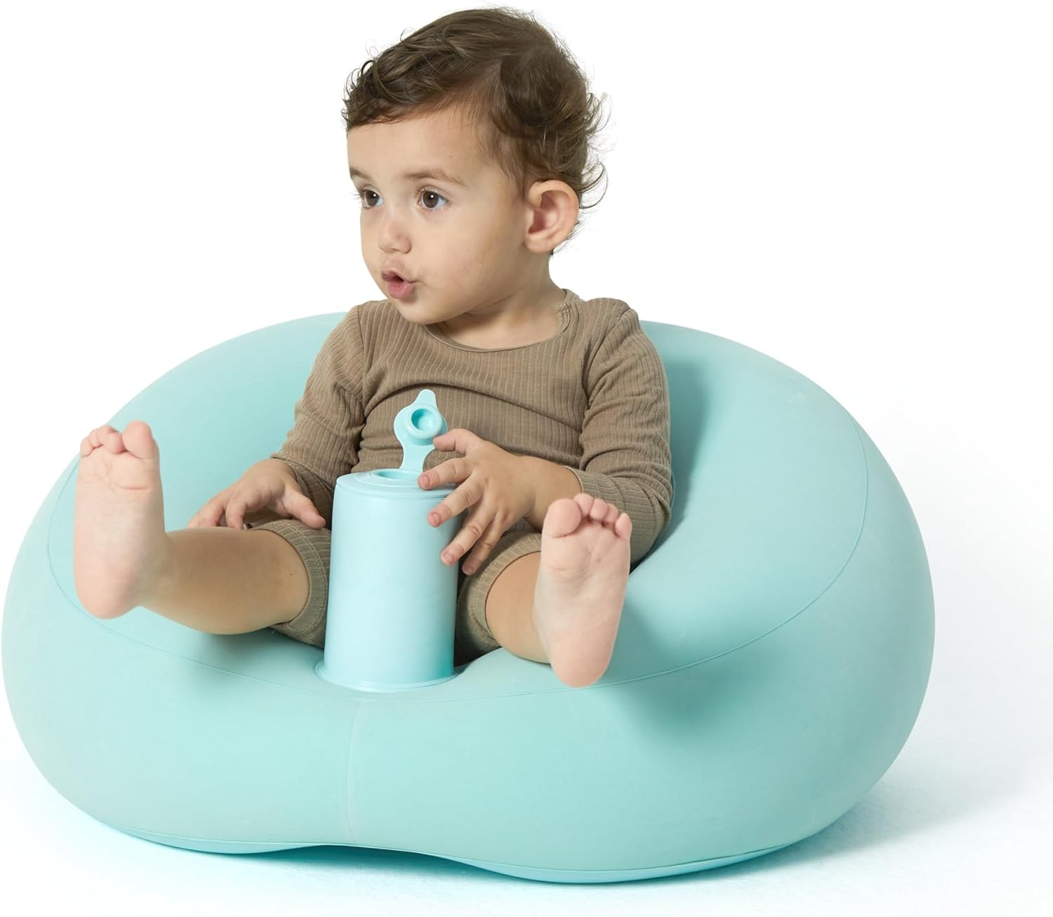 Siège Gonflable pour Bébé | Siège Gonflable avec Pompe Intégrée, Canapé pour Bébé Idéal comme Cadeau 3-36 Mois King of Toys