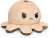 Peluche Octopus Réversible - Violet + Bleu - Mignons Animaux en Peluche Sensory Fidget Qui Montre Votre Humeur, Bleu en Colère + Violet Heureux, 10 cm De Speelgoed Koning