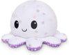 Peluche Octopus Réversible - Violet + Bleu - Mignons Animaux en Peluche Sensory Fidget Qui Montre Votre Humeur, Bleu en Colère + Violet Heureux, 10 cm De Speelgoed Koning