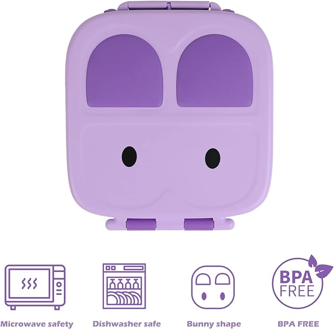 Boîte à lunch pour enfants avec 4 contenants de repas l Tambour pour enfants avec séparateur amovible De Speelgoed Koning