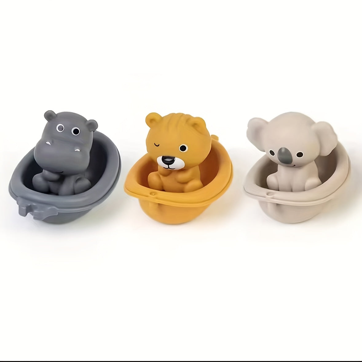 Lot de Marionnettes à Doigts Animaux pour Bébé et Tout-Petit - Jouets de Bain en Silicone Doux et Éducatifs - Cadeau Anniversaire Noël