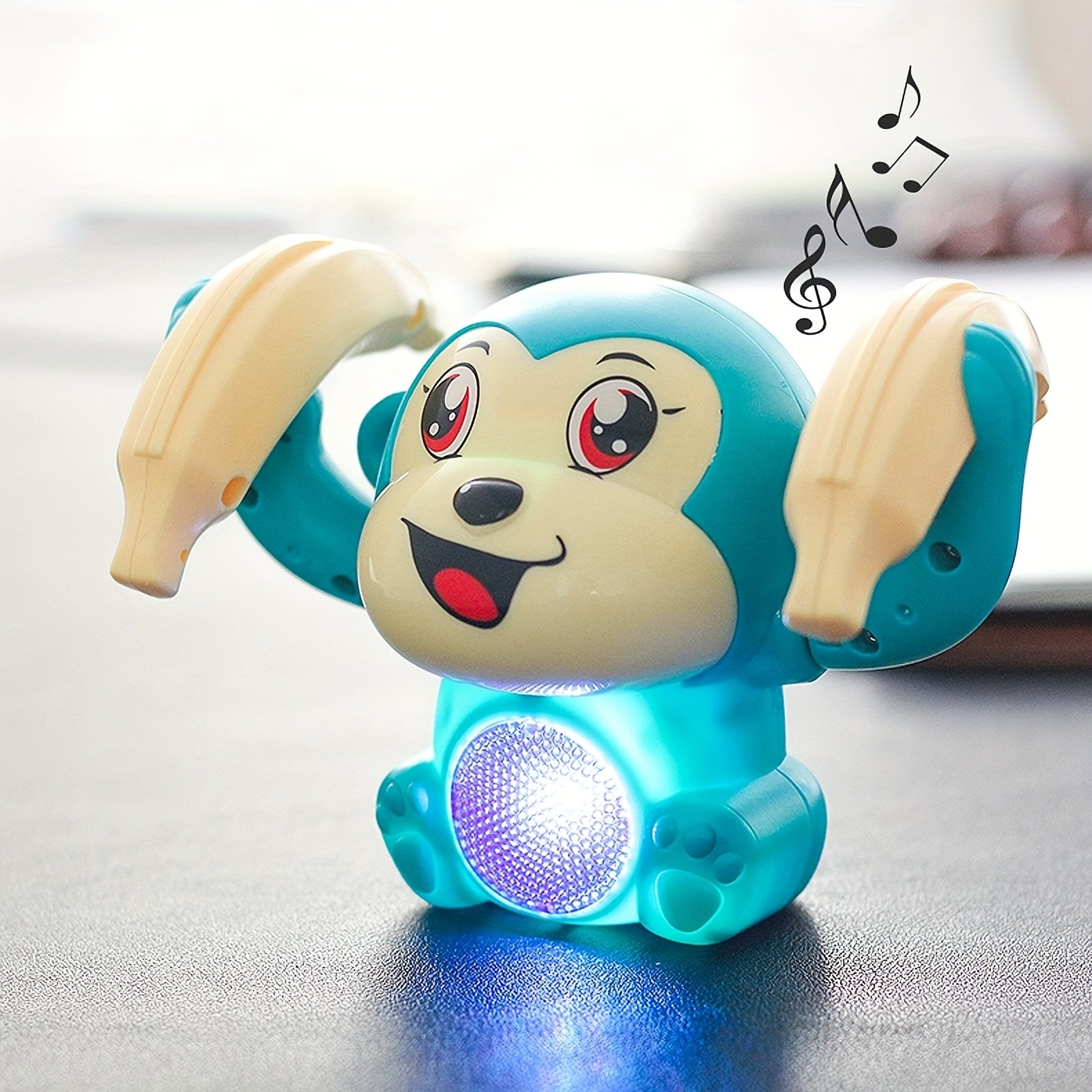 Singe Interactif Lumineux – Jouet Marchant avec Tête Mobile | Cadeau Ludique pour Enfants et Bébés
