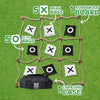 Jeu Géant de Morpion & Lancer de Sacs – Jeux de Jardin XXL pour Camping, Anniversaires ou Fêtes en Plein Air