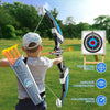 Set Arc et Flèches Lumineux pour Enfants - Kit de Sport Extérieur - Idéal pour Garçons & Filles de 3 à 8 Ans - Cadeau Anniversaire & Fêtes King of Toys