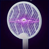 Raquette Électrique Pliable avec Lampe UV LED Elektrische Opvouwbare Vliegenmepper met UV Led Lamp