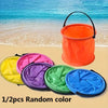 Seau de Plage Pliable | Accessoire Polyvalent pour Jeux, Camping et Jardinage