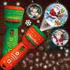 Projecteur de Noël | Lampe de Poche Portable avec 24 Motifs Festifs (Père Noël, Renne) pour Enfants de 3 à 6 Ans King of Toys