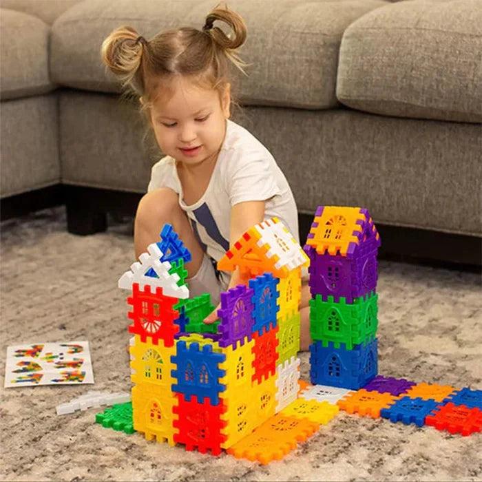 Blocs de construction gaufrés pour enfants - Jouets à partir de 2 ans, clics toys Speelgoed Koning