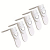 Looktosee Lot de 5 Verrous de Sécurité pour Armoires - Matériau ABS Sans Phtalates, Installation Facile Sans Perçage, Adhésif Puissant, Idéal pour Tiroirs, Réfrigérateurs, Parfait pour Offrir King of Toys