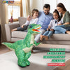 Dinosaure T-Rex Gonflable Télécommandé - Jouet Électrique 2.4GHz, Gonflage en Un Clic, Parfait pour Jouer en Extérieur & Cadeaux pour Fêtes, Anniversaires, et Noël King of Toys