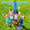 Jeu d’Arrosage 4-en-1 Base-ball & Lance-fusée pour Enfants | Jouet d’eau extérieur avec 3 jets, arroseur rotatif 360°, 3 fusées | Activité d’Été pour Jardin et Piscine
