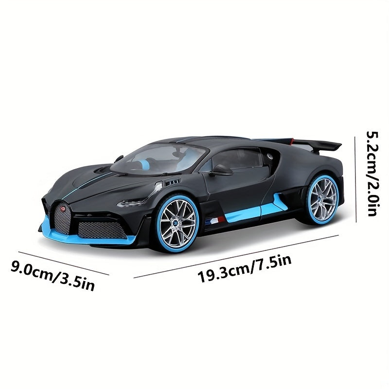 Maisto Bugatti Divo 1:24 - Voiture Sport Bleu en Alliage - Modèle Collectible - Cadeau Garçons King of Toys