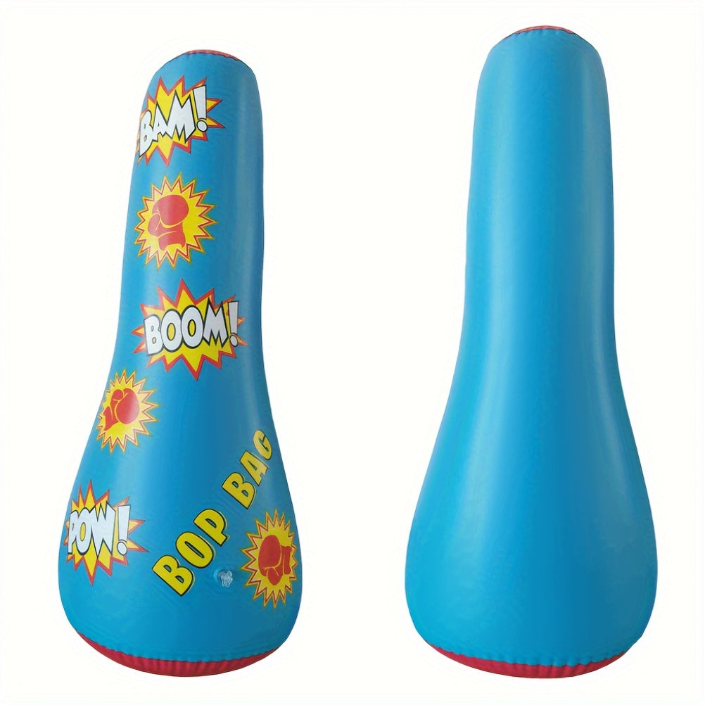 Sac de Frappe Gonflable pour Ados & Adultes – Jouet Sportif en Plastique pour Décompresser & S’Amuser