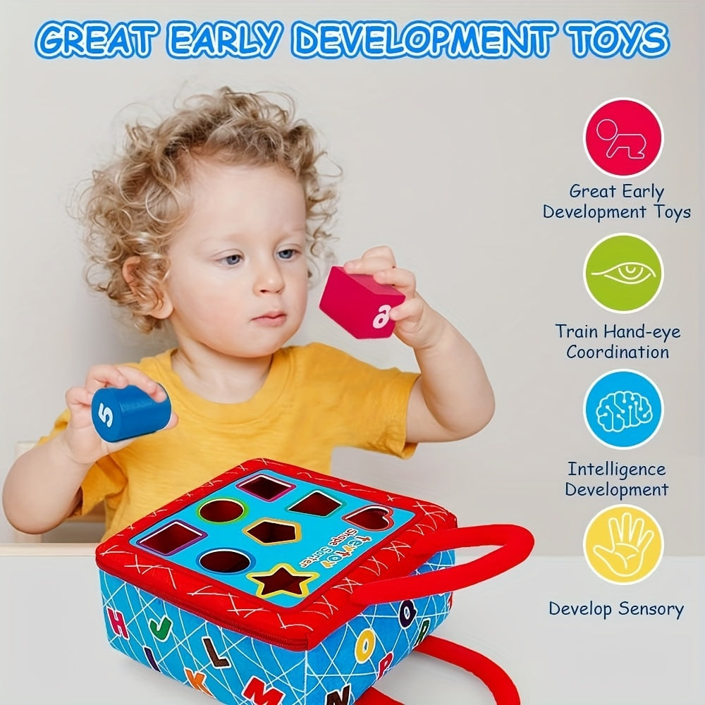 Jeu de Lancer Sac de Fèves – Thème Animaux de la Ferme avec Lettres & Chiffres | Jouet Sensoriel Éducatif