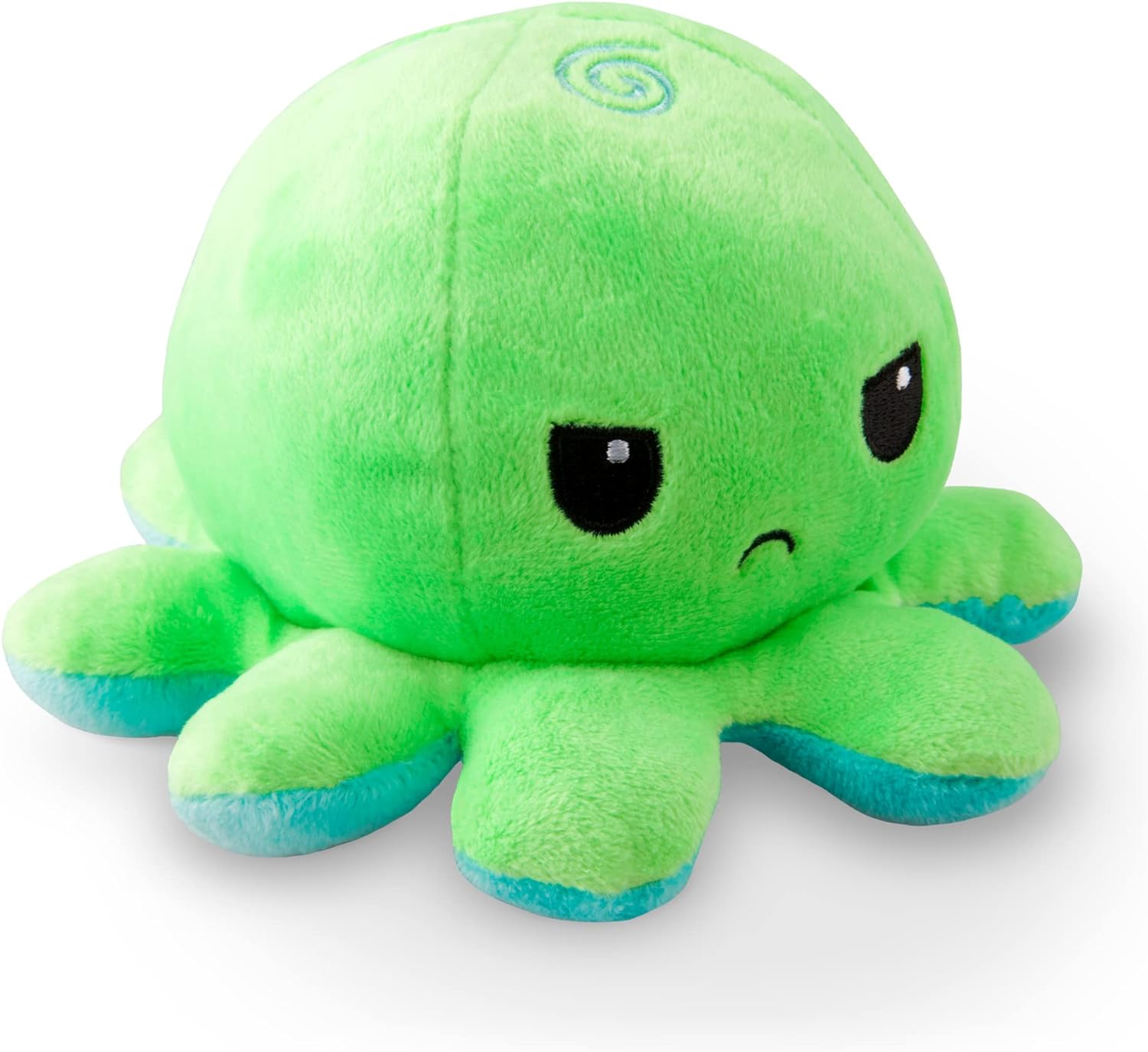 Peluche Octopus Réversible - Violet + Bleu - Mignons Animaux en Peluche Sensory Fidget Qui Montre Votre Humeur, Bleu en Colère + Violet Heureux, 10 cm De Speelgoed Koning