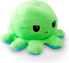 Peluche Octopus Réversible - Violet + Bleu - Mignons Animaux en Peluche Sensory Fidget Qui Montre Votre Humeur, Bleu en Colère + Violet Heureux, 10 cm De Speelgoed Koning