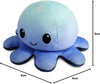Peluche Octopus Réversible - Violet + Bleu - Mignons Animaux en Peluche Sensory Fidget Qui Montre Votre Humeur, Bleu en Colère + Violet Heureux, 10 cm De Speelgoed Koning