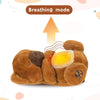 Peluche Chat Respirant | Animal en Peluche Apaisant pour Anxiété | Chat Endormi avec Mouvement Respiratoire & Lumières | Jouet Relaxation pour Enfants & Adultes King of Toys