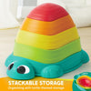 Lot de 5 tapis d’équilibre tortue | Tapis de saut parcours d’obstacles pour enfants 3+ ans, jeu intérieur et extérieur King of Toys