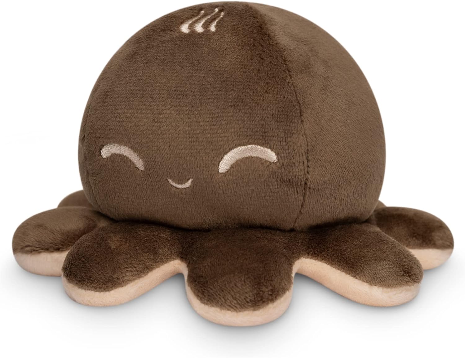 Peluche Octopus Réversible - Violet + Bleu - Mignons Animaux en Peluche Sensory Fidget Qui Montre Votre Humeur, Bleu en Colère + Violet Heureux, 10 cm De Speelgoed Koning