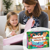 Ensemble de train en bois magnétique avec 11 animaux | Jouets Montessori pour activités d'apprentissage préscolaire des tout-petits King of Toys
