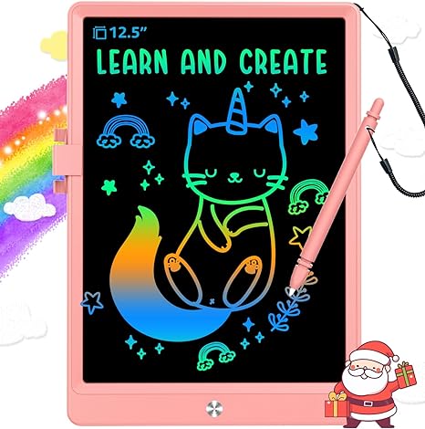 Tablette LCD d'Écriture et de Dessin Doodle Board 12,5 pouces - Jouets pour Enfants de 3, 4, 5, 6 ans et Plus De Speelgoed Koning