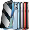 Coque de protection anti-regard magnétique pour iPhone | Coque en verre trempé anti-espion pour iPhone avec protecteur d'écran de confidentialité King of Toys