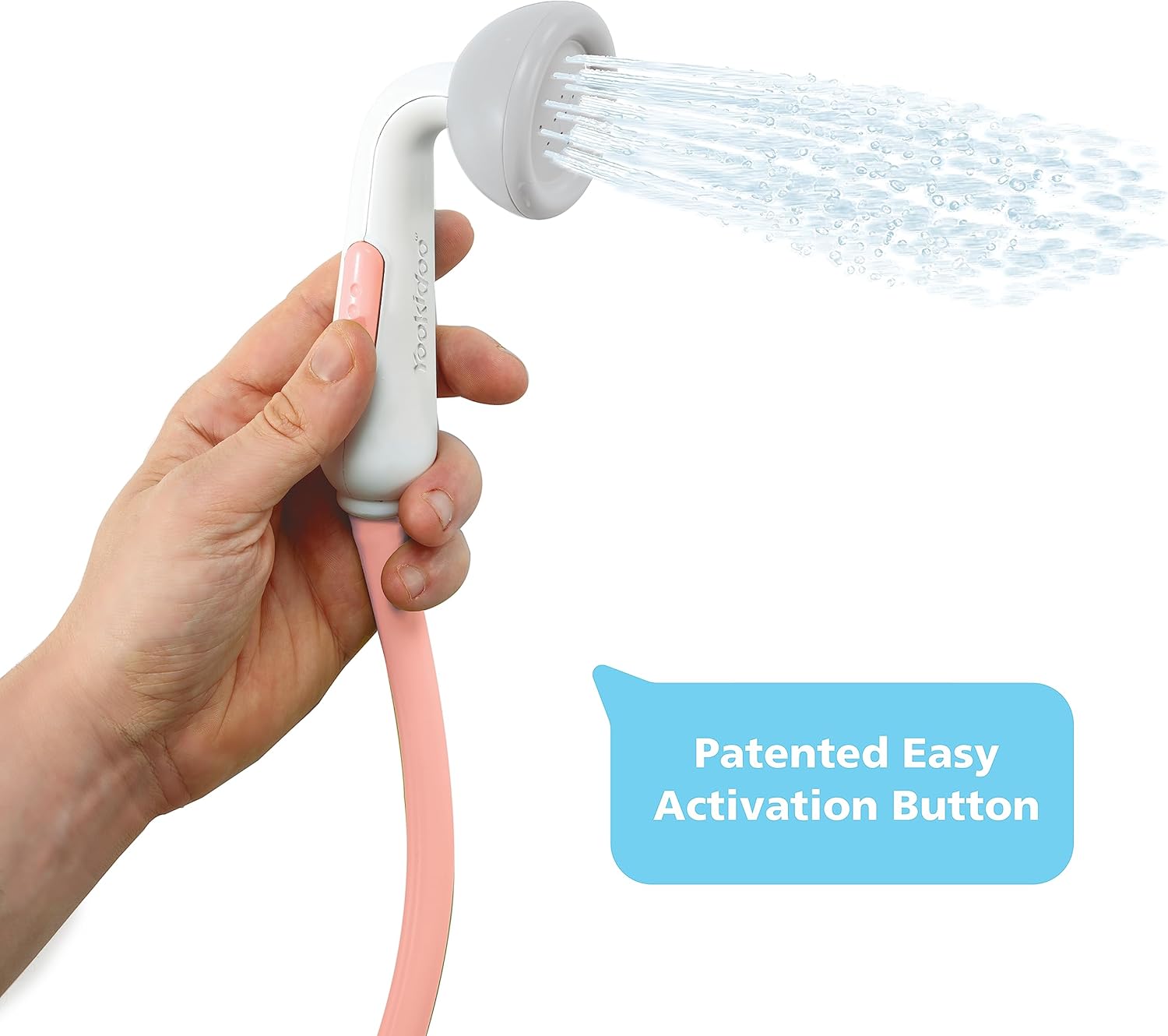 Pomme de Douche Éléphant Yookidoo pour Bébé - Jouet de Bain à Pompe d'Eau Interactif pour Nouveau-Né et Tout-Petit