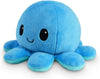 Peluche Octopus Réversible - Violet + Bleu - Mignons Animaux en Peluche Sensory Fidget Qui Montre Votre Humeur, Bleu en Colère + Violet Heureux, 10 cm De Speelgoed Koning