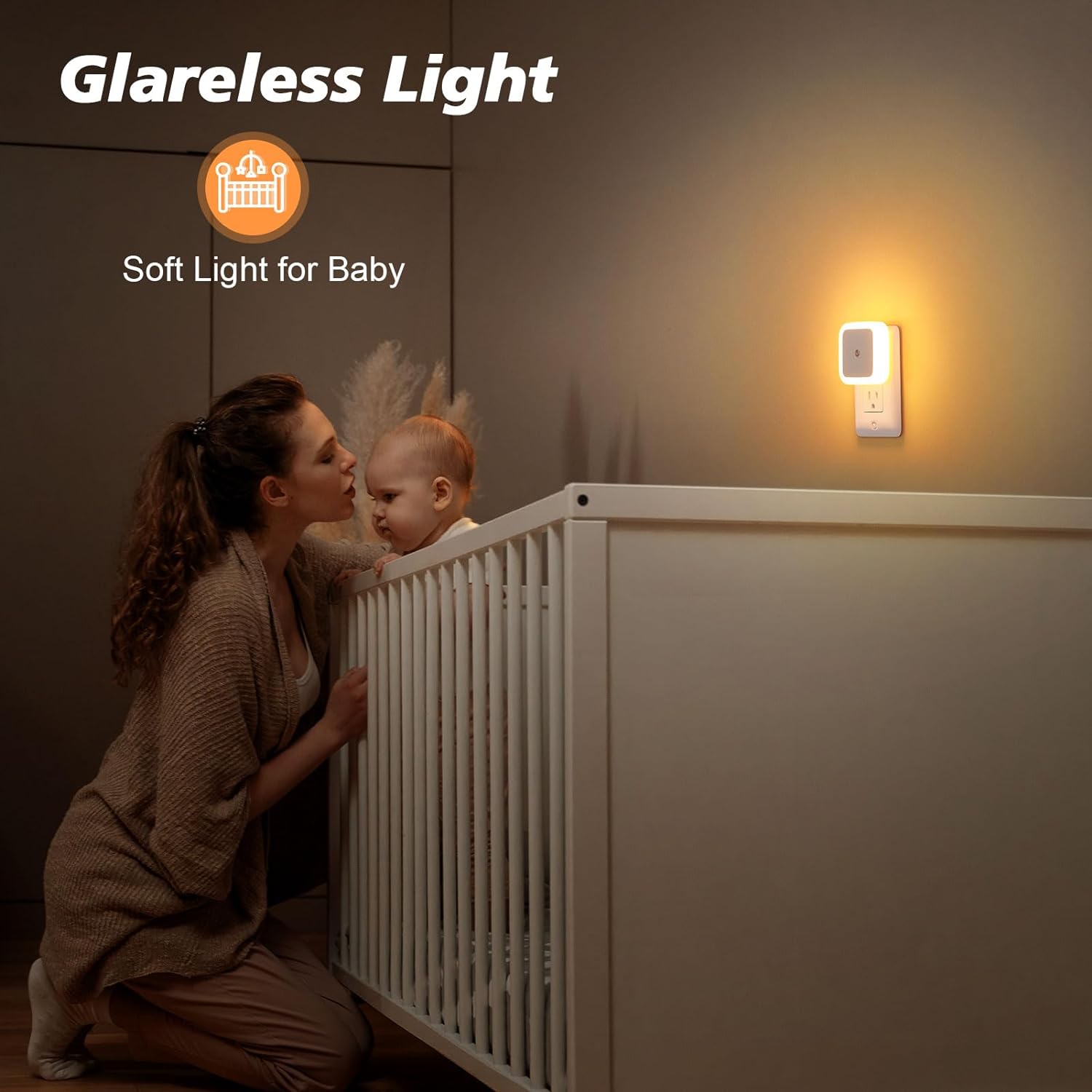 Lampe de Nuit pour Prise - 4 Pièces - Lampe LED de Crépuscule à Nuit Speelgoed Koning