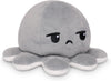 Peluche Octopus Réversible - Violet + Bleu - Mignons Animaux en Peluche Sensory Fidget Qui Montre Votre Humeur, Bleu en Colère + Violet Heureux, 10 cm De Speelgoed Koning